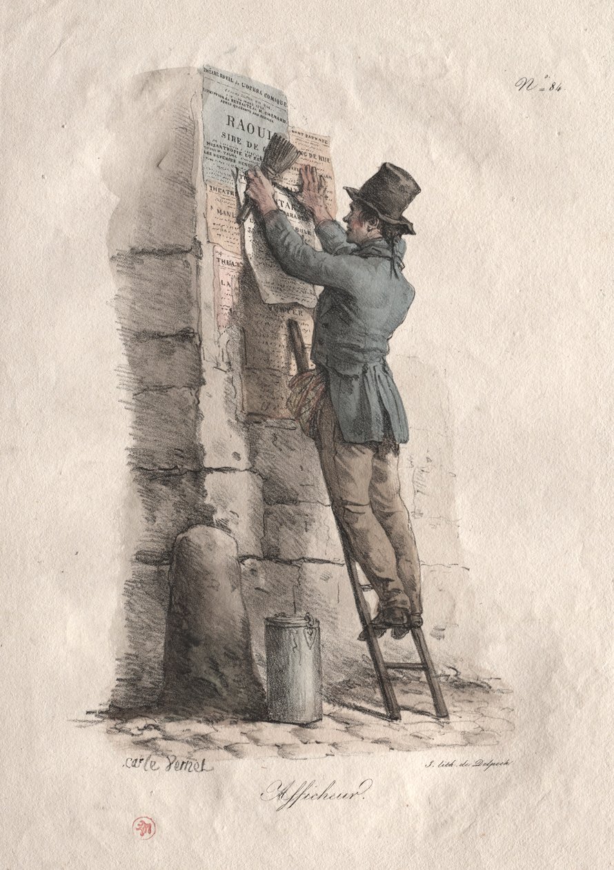 Billaffisch. av Carle Vernet
