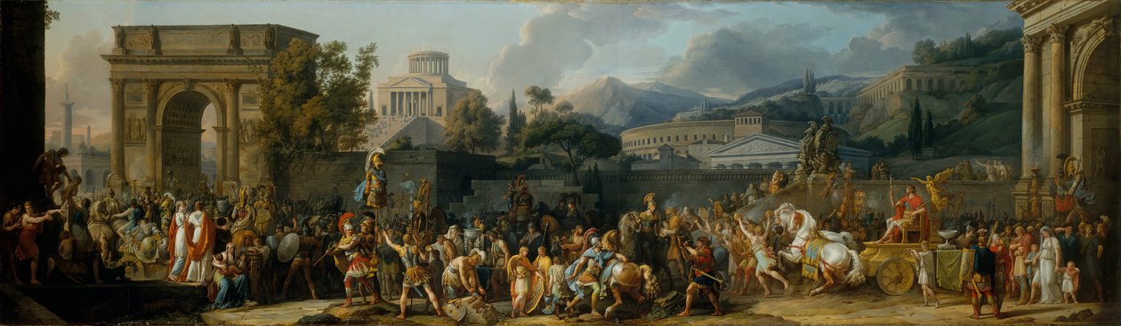 Aemilius Paulus triumf, 1789. av Carle Vernet