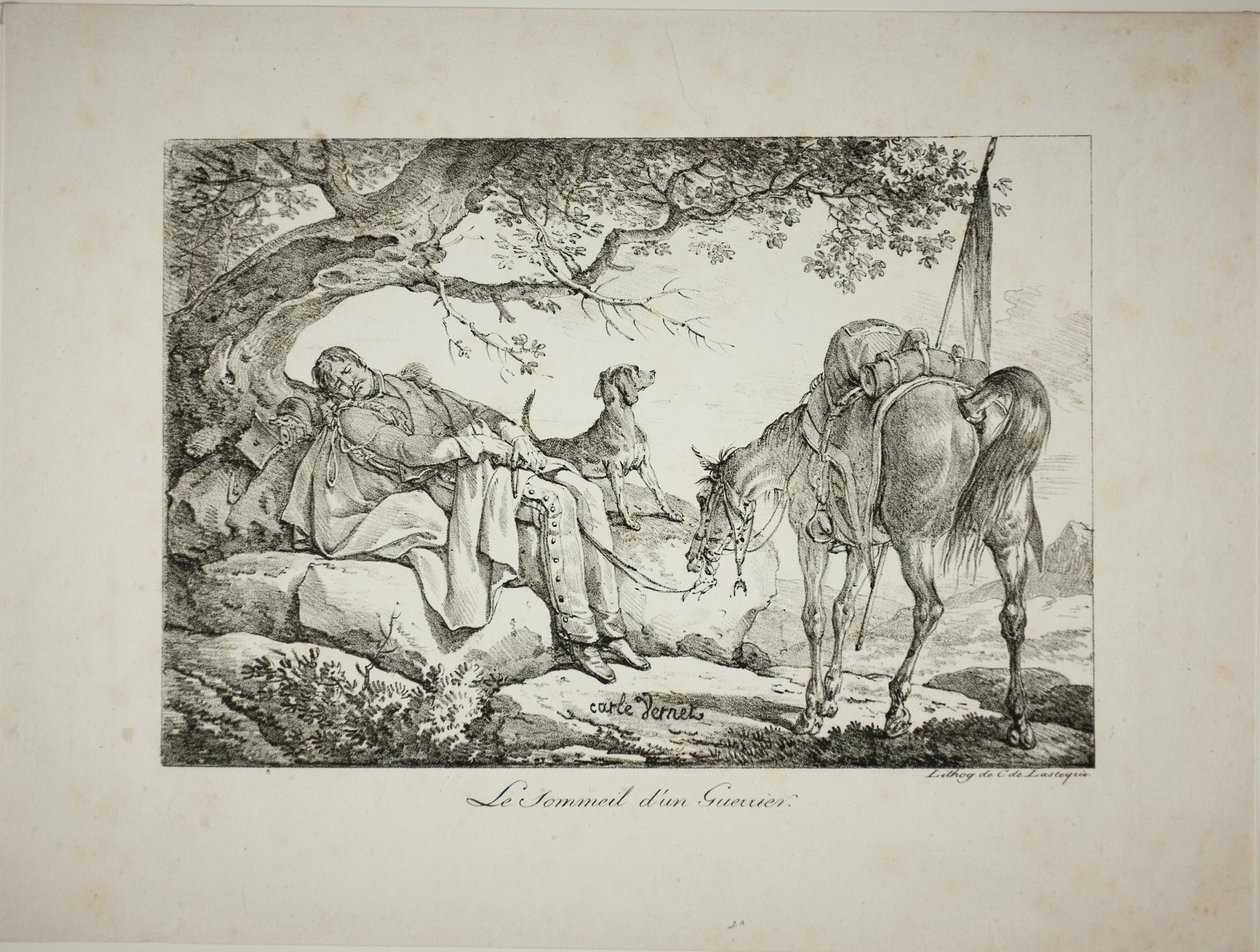 Sova krigare av Carle Vernet