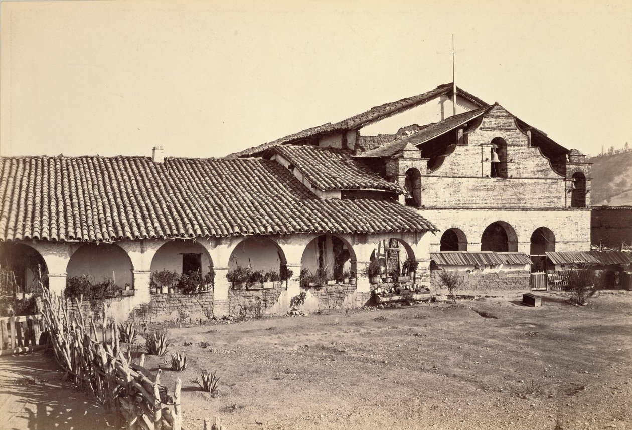 (Mission, San Antonio de Padua) av Carleton E. Watkins