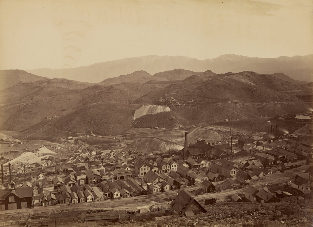 Kombinationsaxeln, från vattenflödet av Carleton E. Watkins