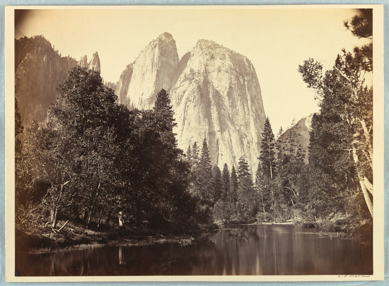 Cathedral Rocks, Yosemite av Carleton E. Watkins