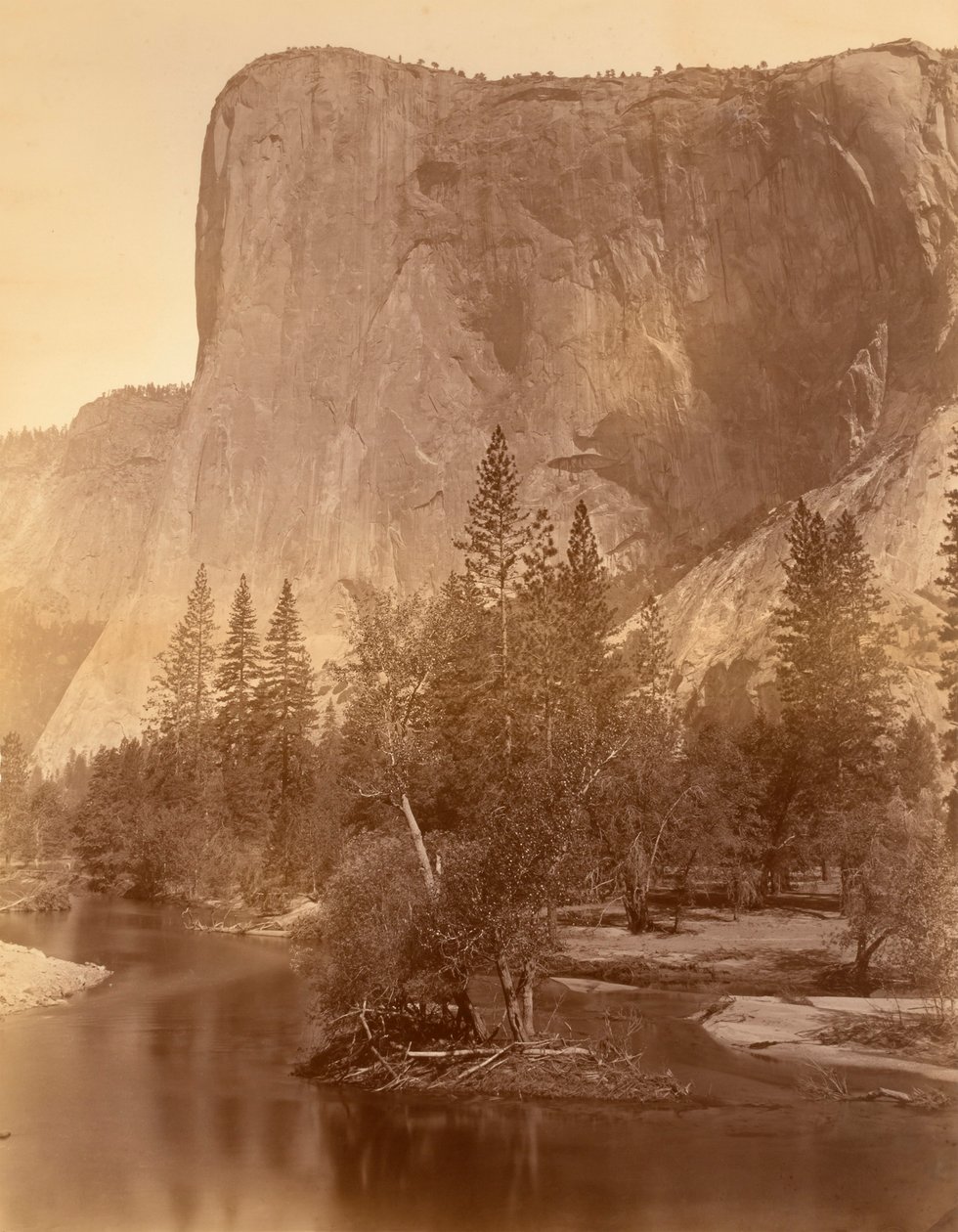 El Capitan av Carleton E. Watkins