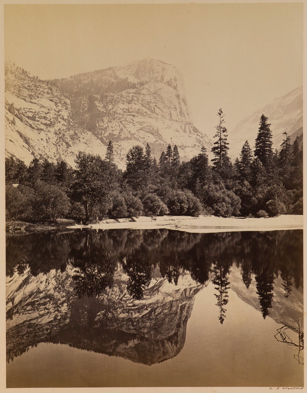 Spegelsjö av Carleton E. Watkins