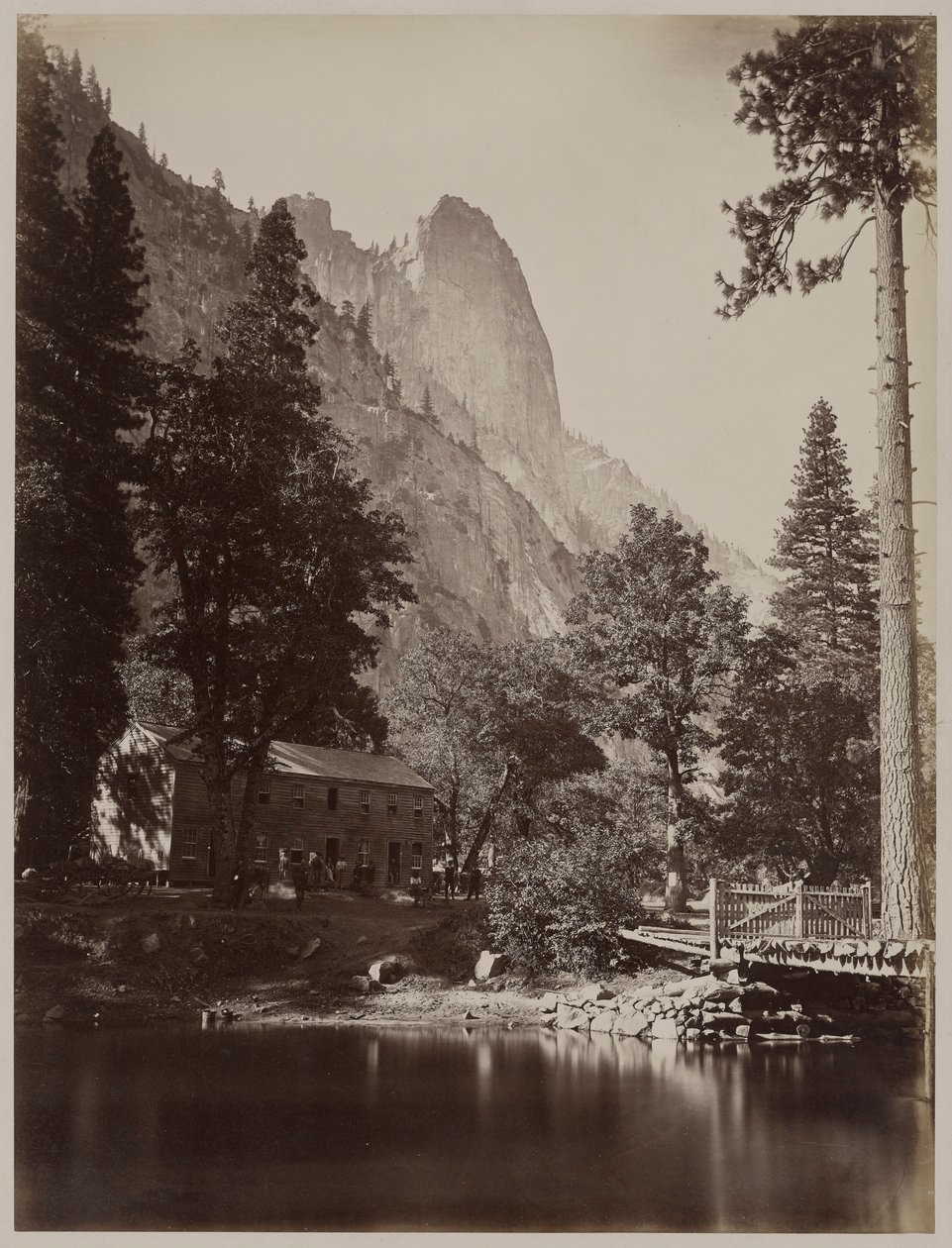 The Sentinel Rock, 3270 ft. av Carleton E. Watkins