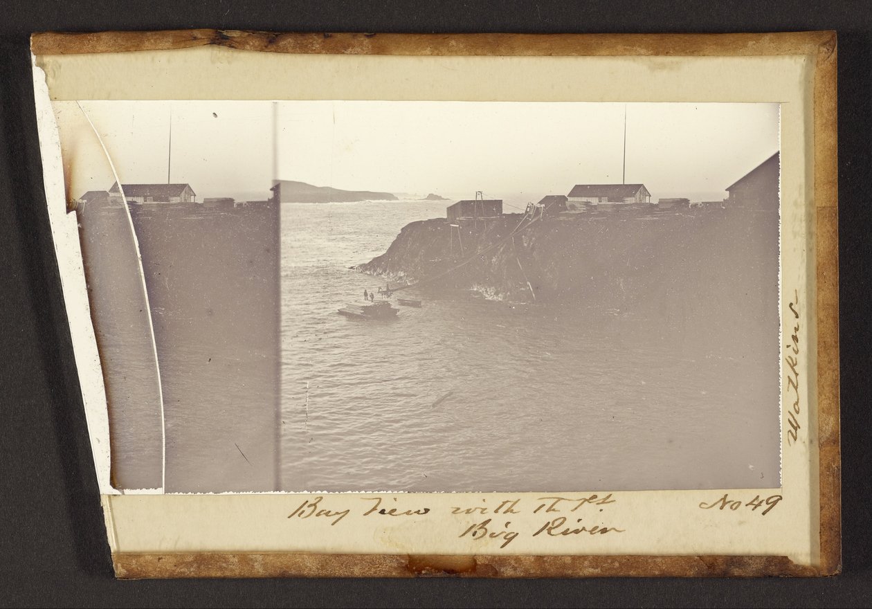 Bay View med Pt. Stor flod av Carleton Watkins