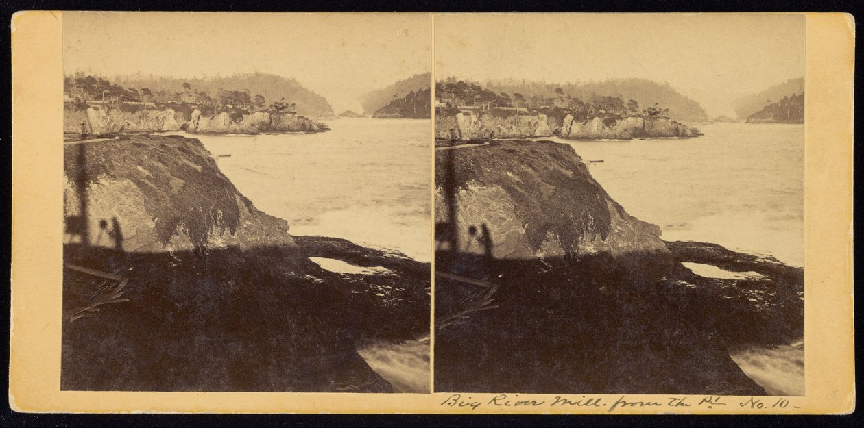 Big River Mill från Pt av Carleton Watkins