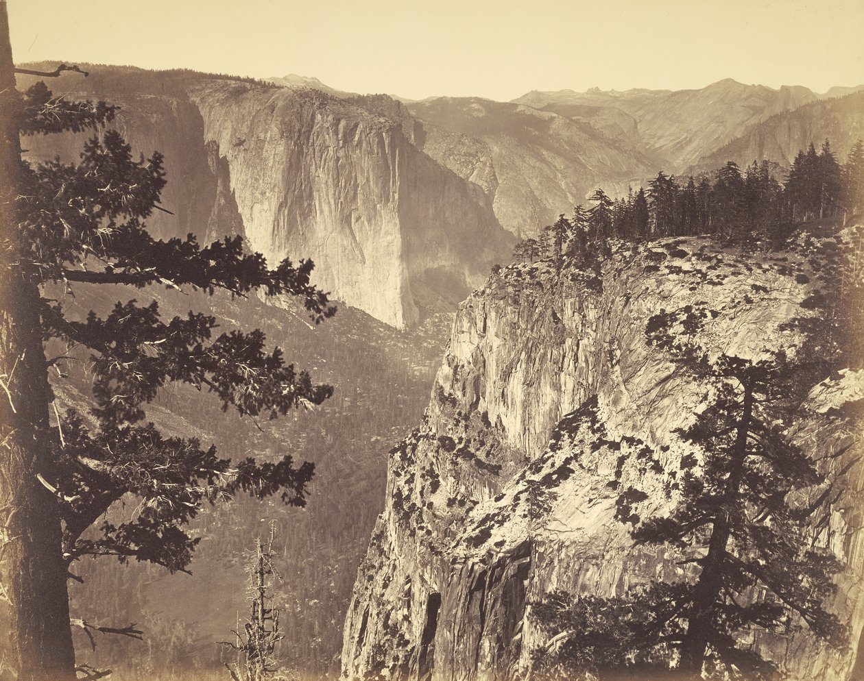 [Första vyn över dalen] av Carleton Watkins