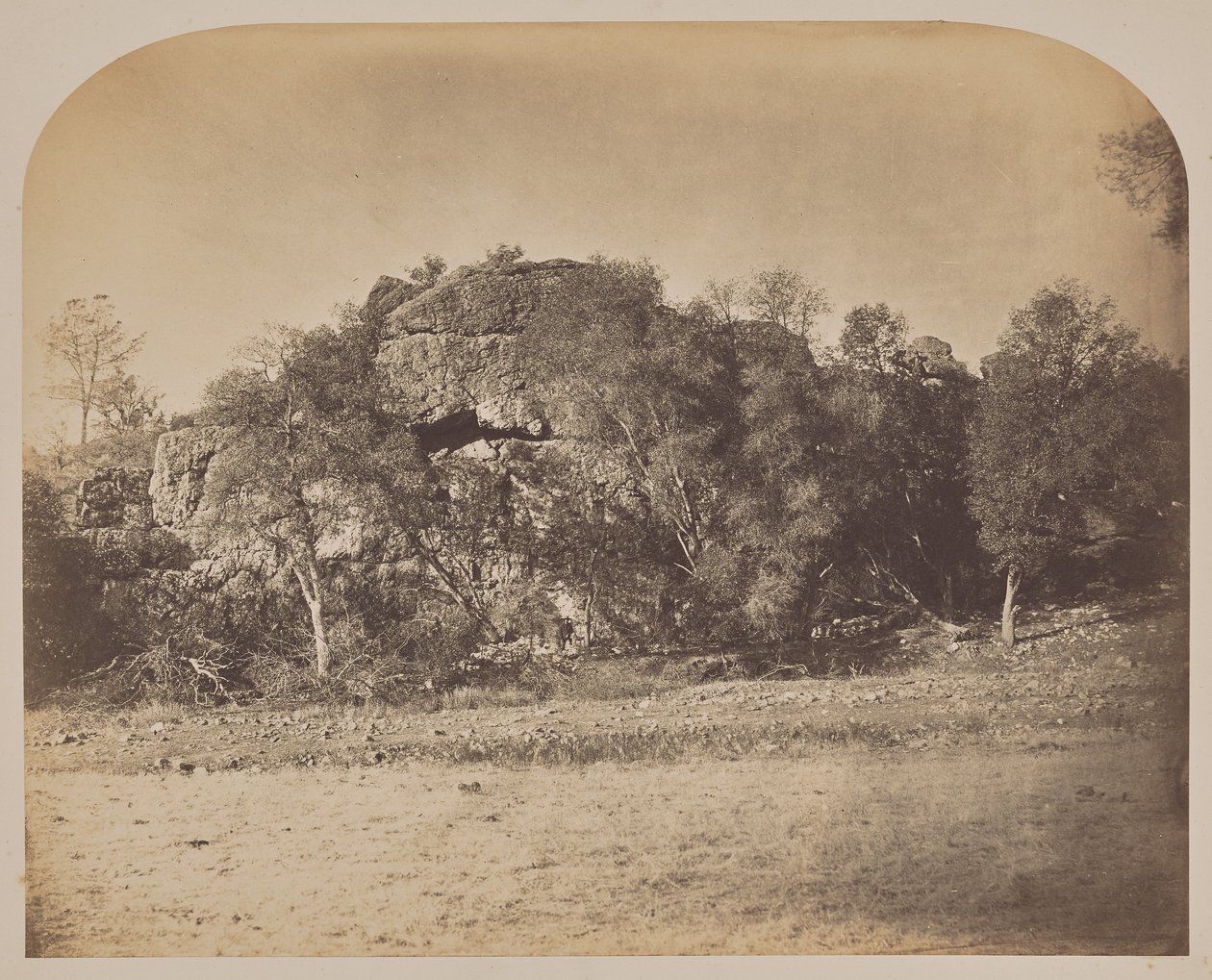 [Tower Rock - West] av Carleton Watkins