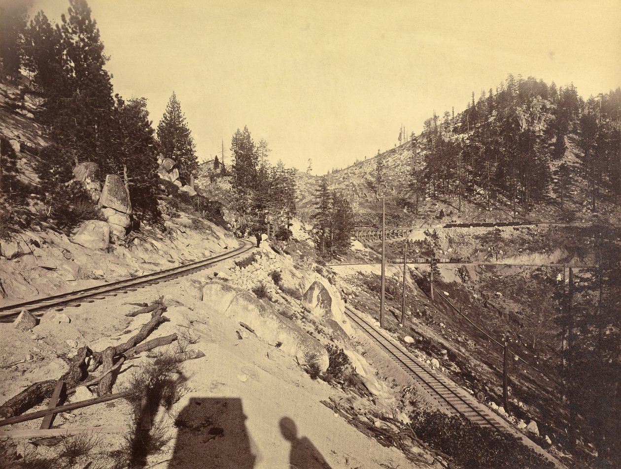 Utsikt över Lake Tahoe av Carleton Watkins