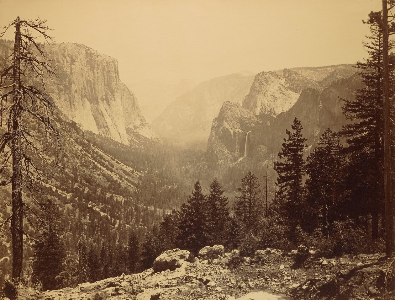Yosemite Valley från Inspiration Point av Carleton Watkins