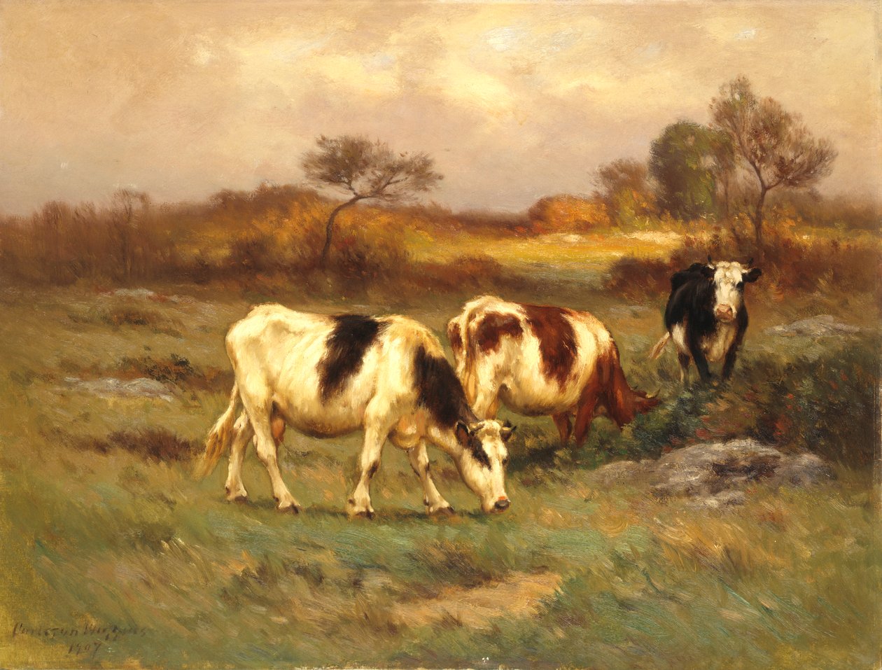 Betesmarken, 1907. av Carleton Wiggins