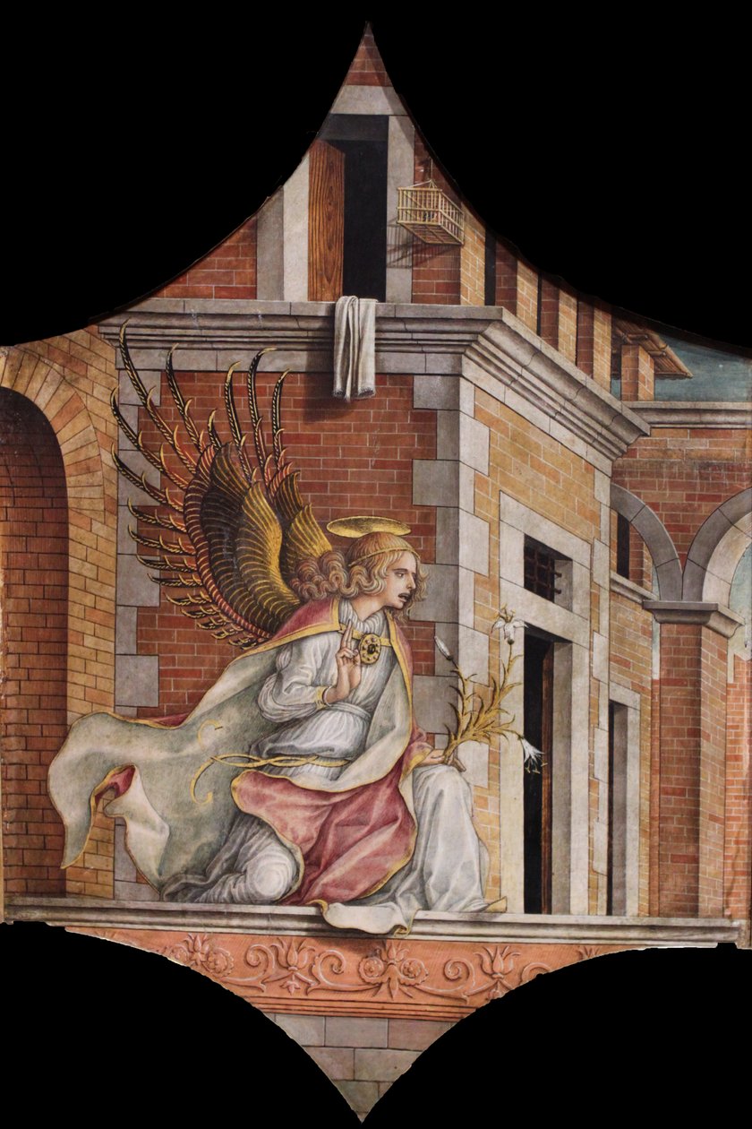 Altartriptyk, vänster infästning av Carlo Crivelli
