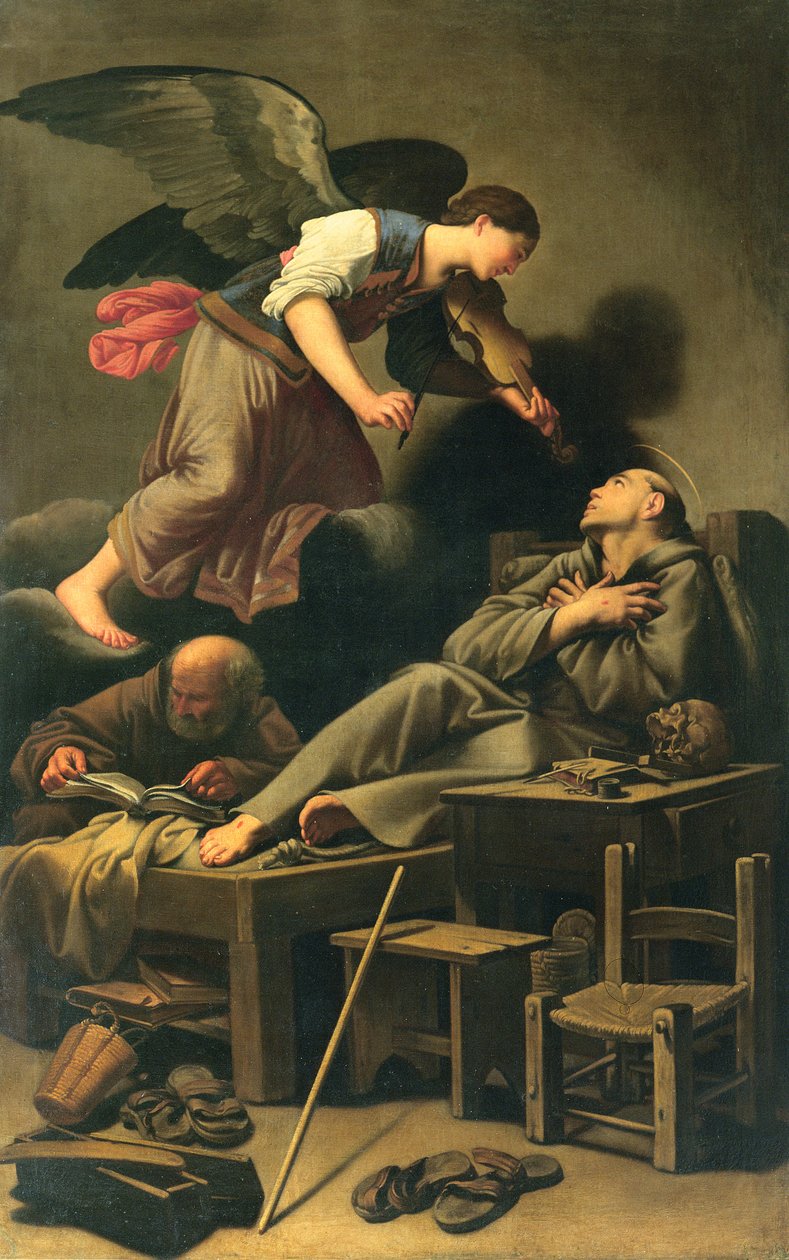 Den helige Franciskus extas av Carlo Saraceni
