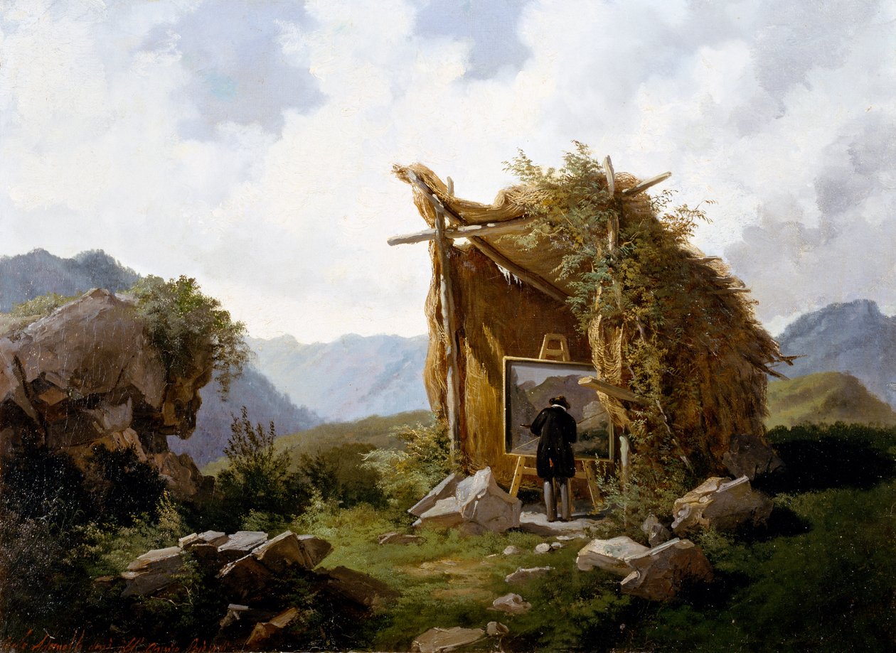 Konstnärer på landsbygden av Carlo Ademollo