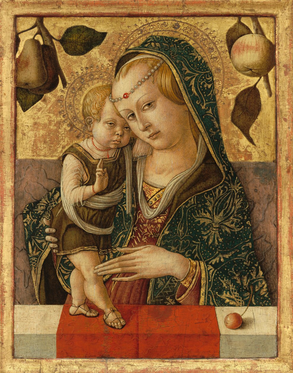 Madonna och barn, ca. 1490. av Carlo Crivelli