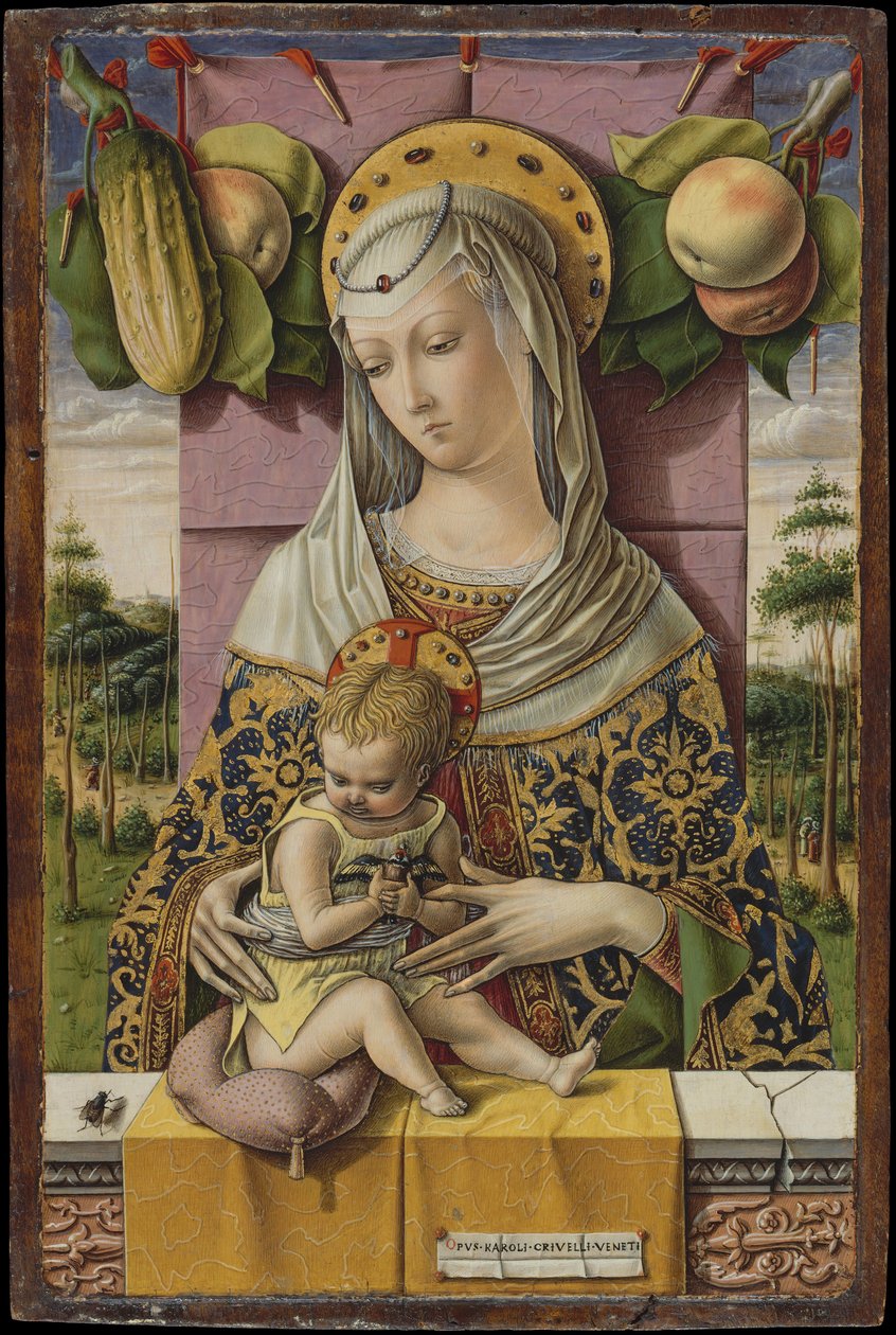 Madonna och barn, ca. 1480. av Carlo Crivelli
