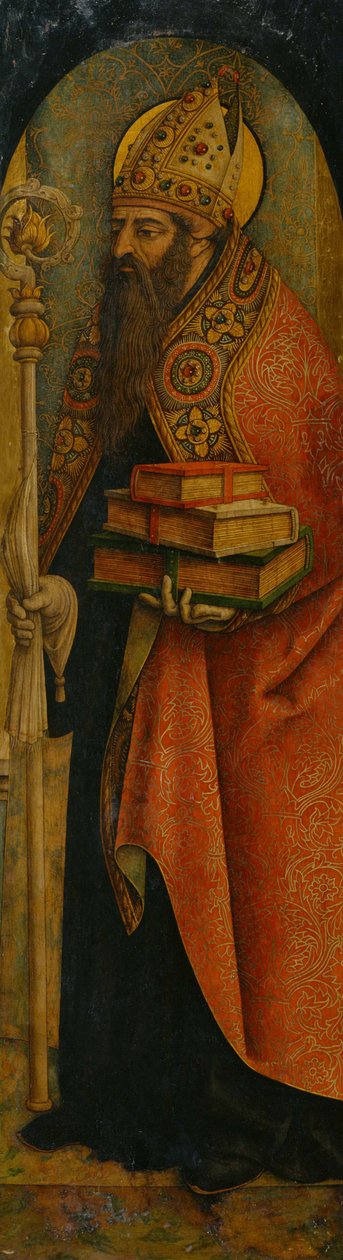 Saint Augustine, 1480-talet av Carlo Crivelli