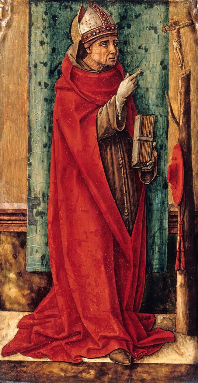Saint Bonaventure, ca. 1490 av Carlo Crivelli