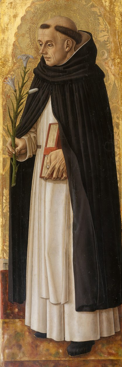 Saint Dominic, 1472. av Carlo Crivelli