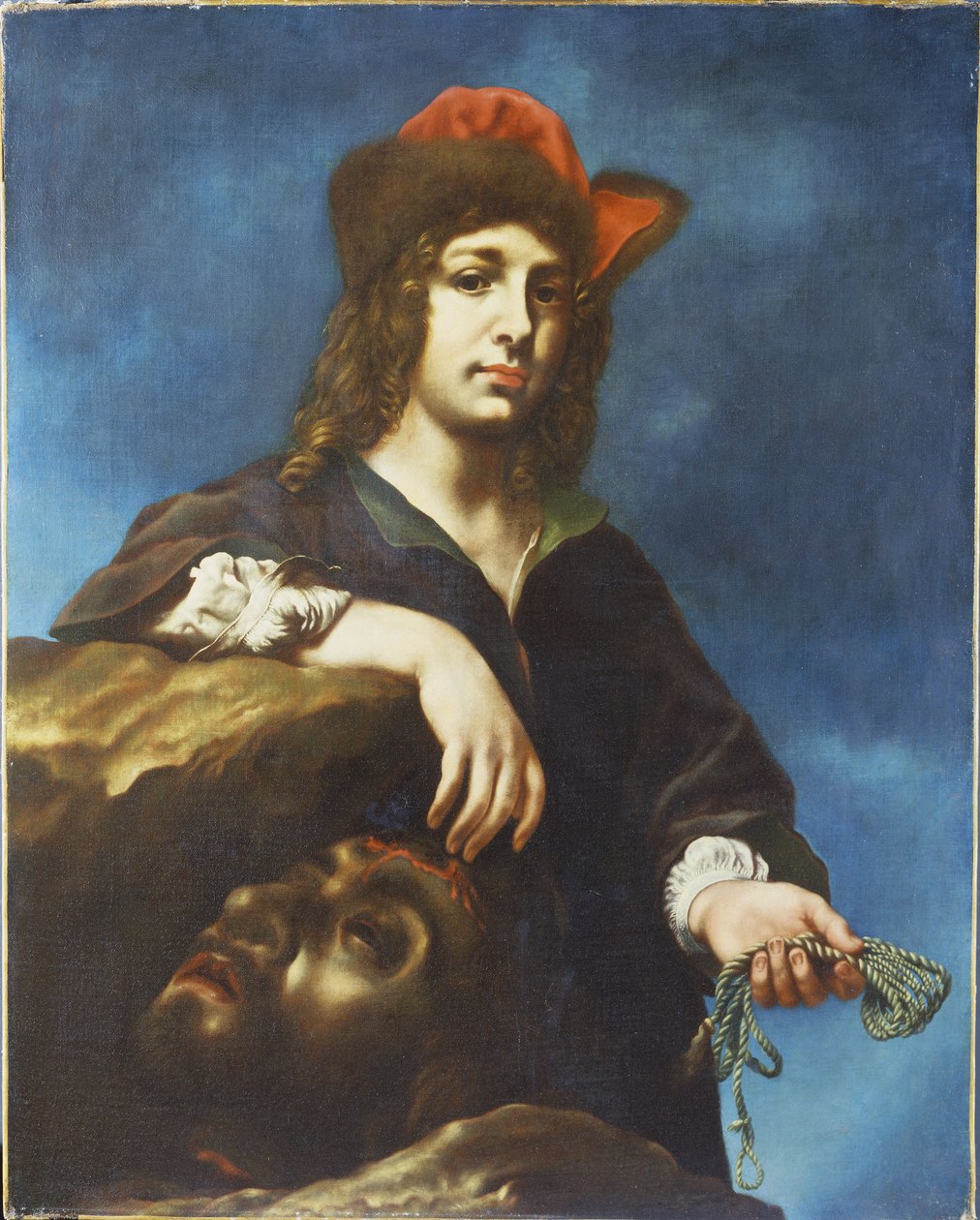 David med Goliats huvud av Carlo Dolci