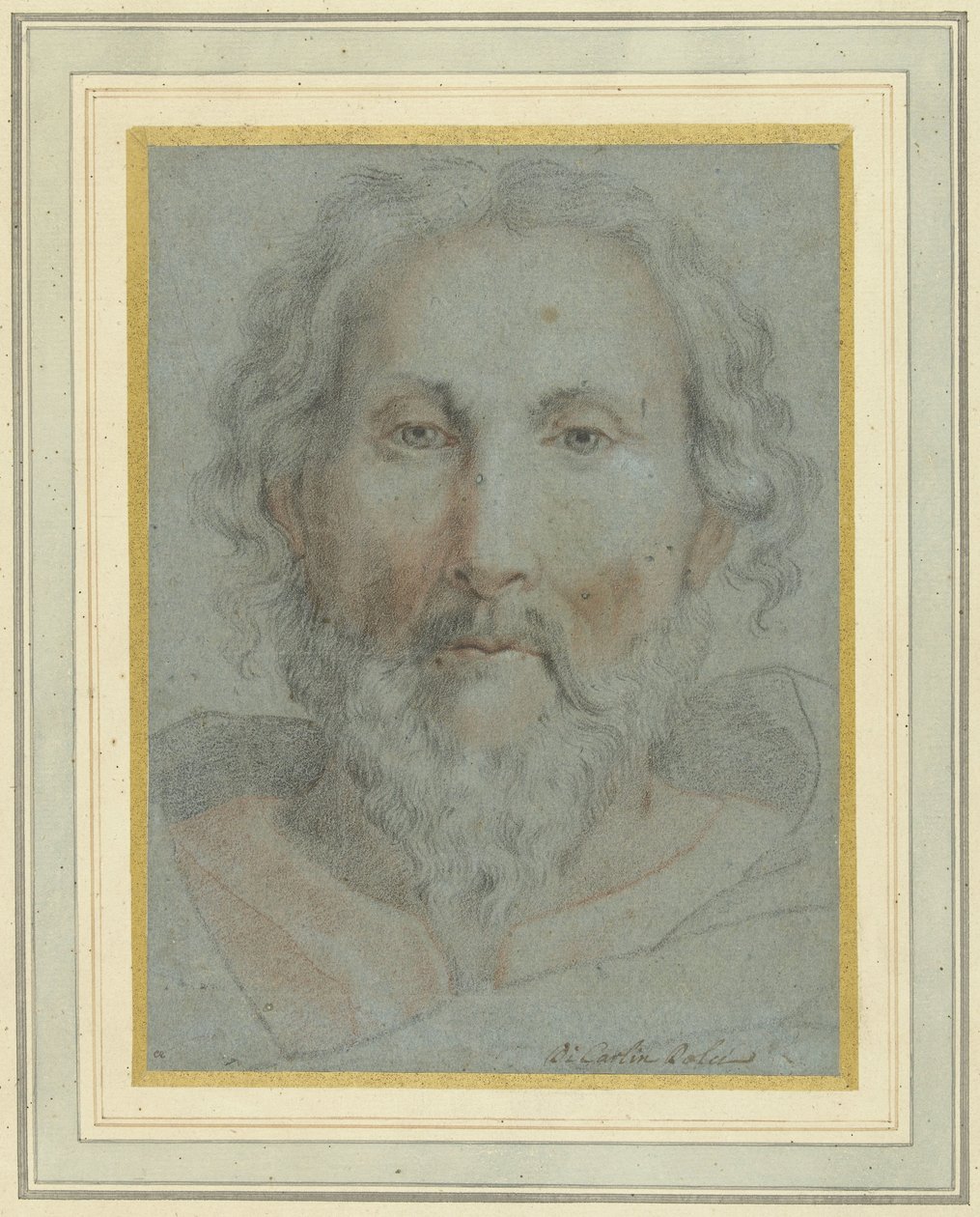 Huvud för Gud Fadern av Carlo Dolci