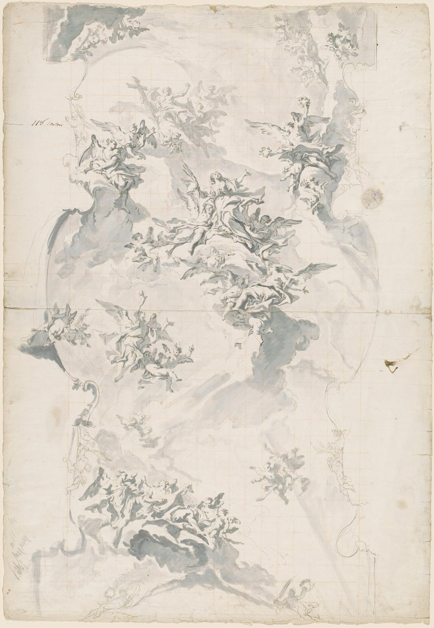 Apoteos av Saint Euphemia av Carlo Innocenzo Carlone