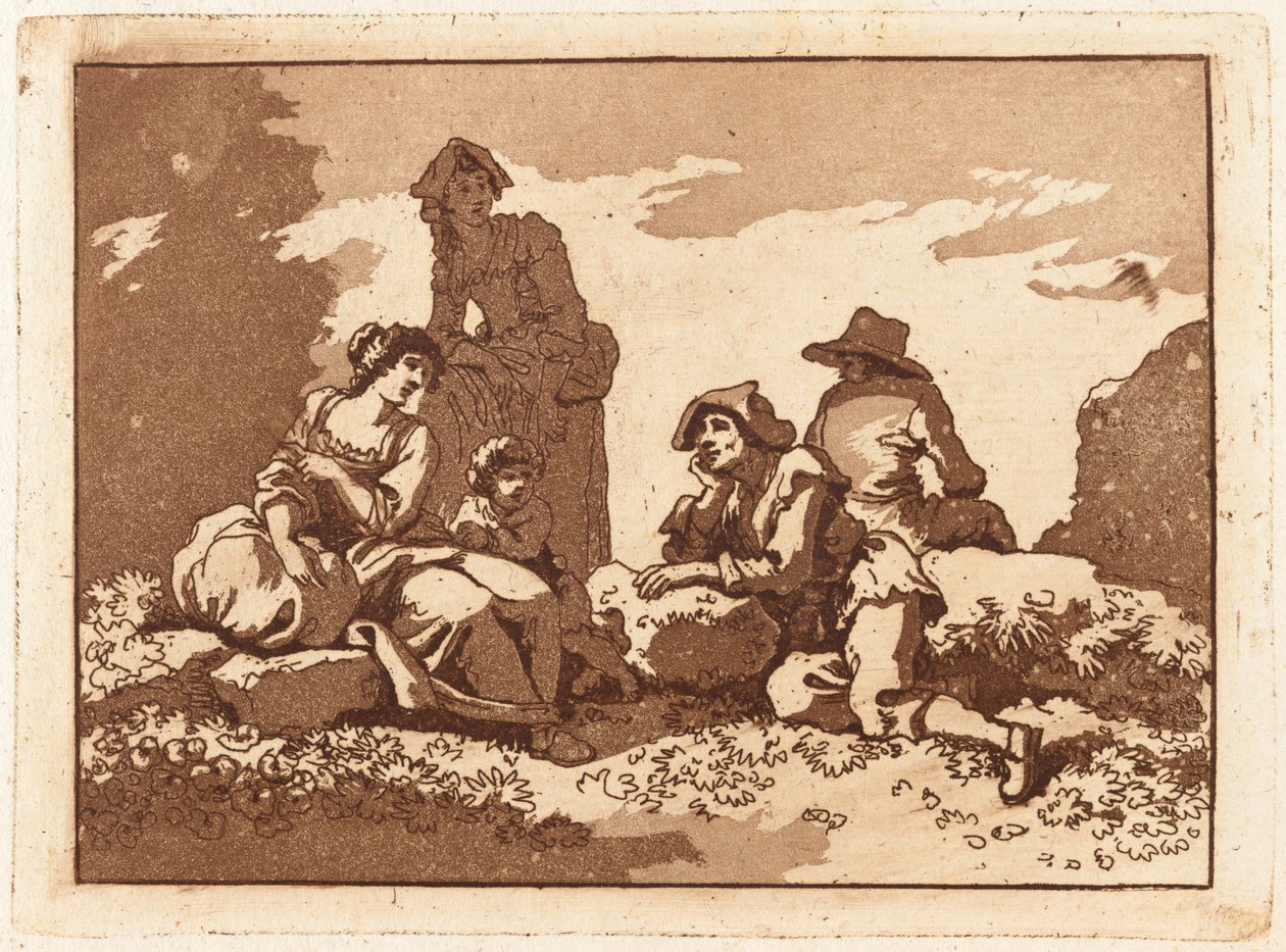 Familj i vila av Carlo Labruzzi
