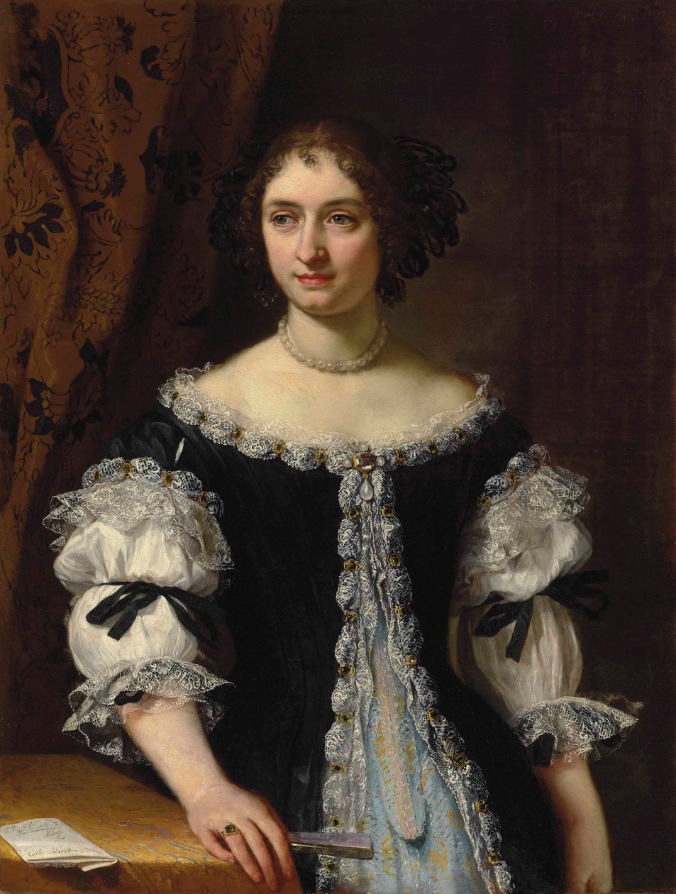 Porträtt av Maria Maddalena Rospigliosi Panciatichi av Carlo Maratta