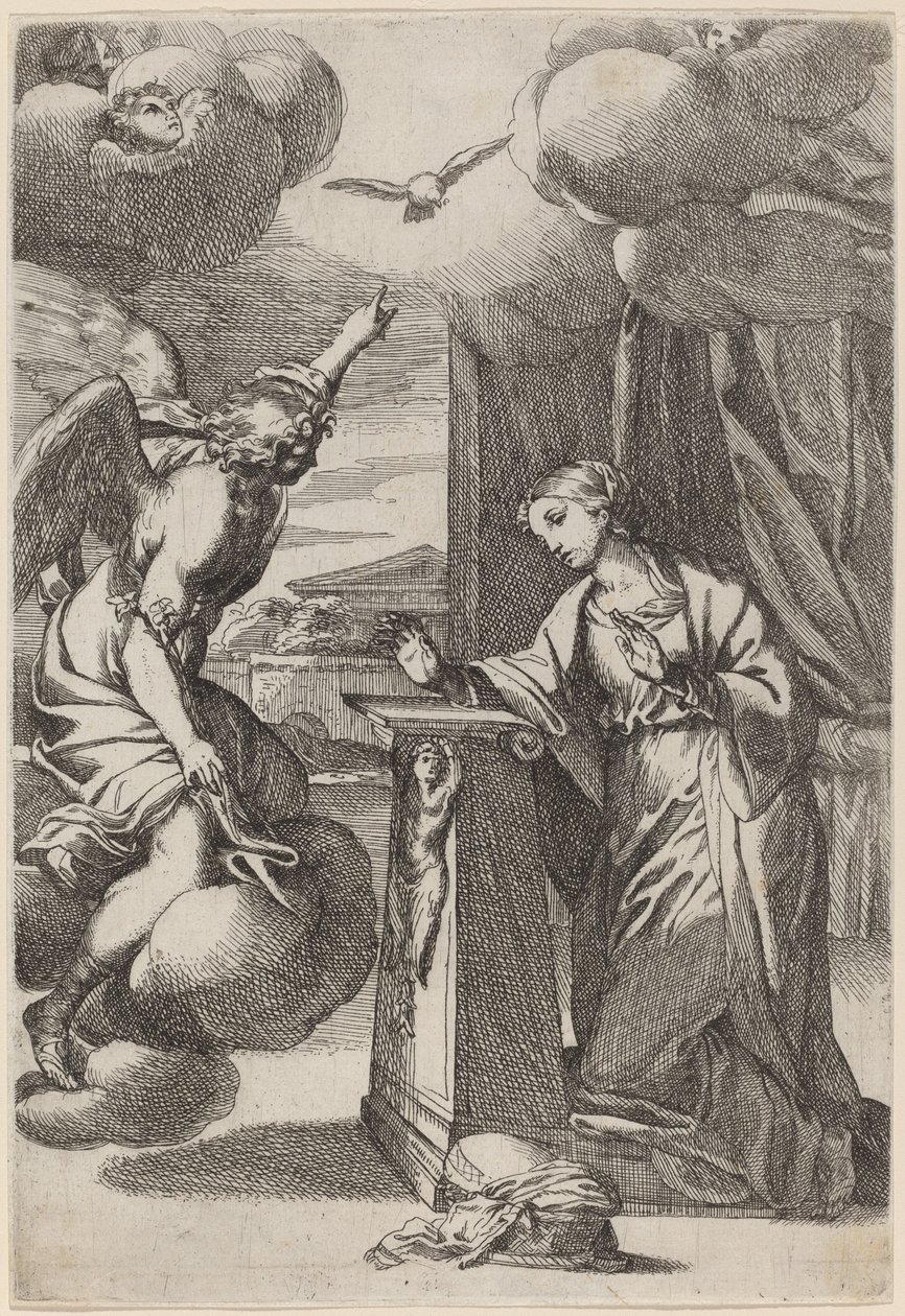 Bebådelsen av Carlo Maratta