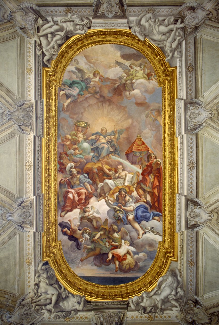 Clemenzas triumf av Carlo Maratta or Maratti