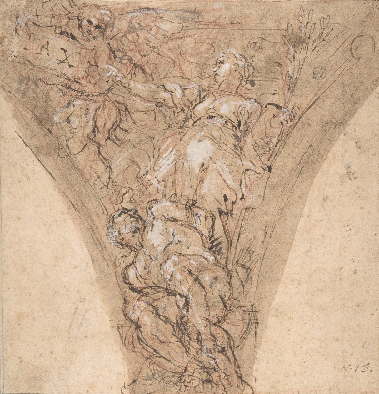 Allegorisk fredsfigur, 1625-1713. av Carlo Maratti