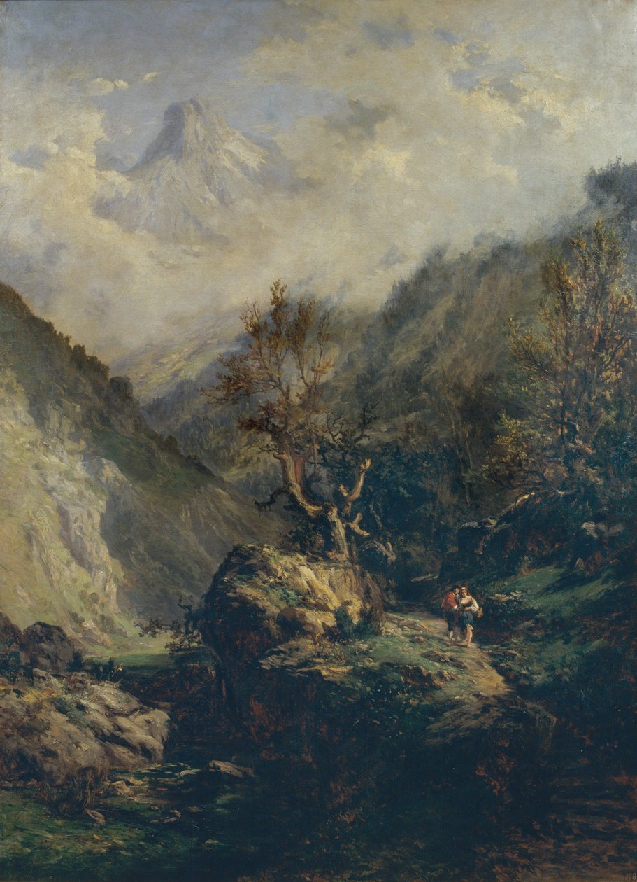 Berg i Asturien av Carlos de Haes