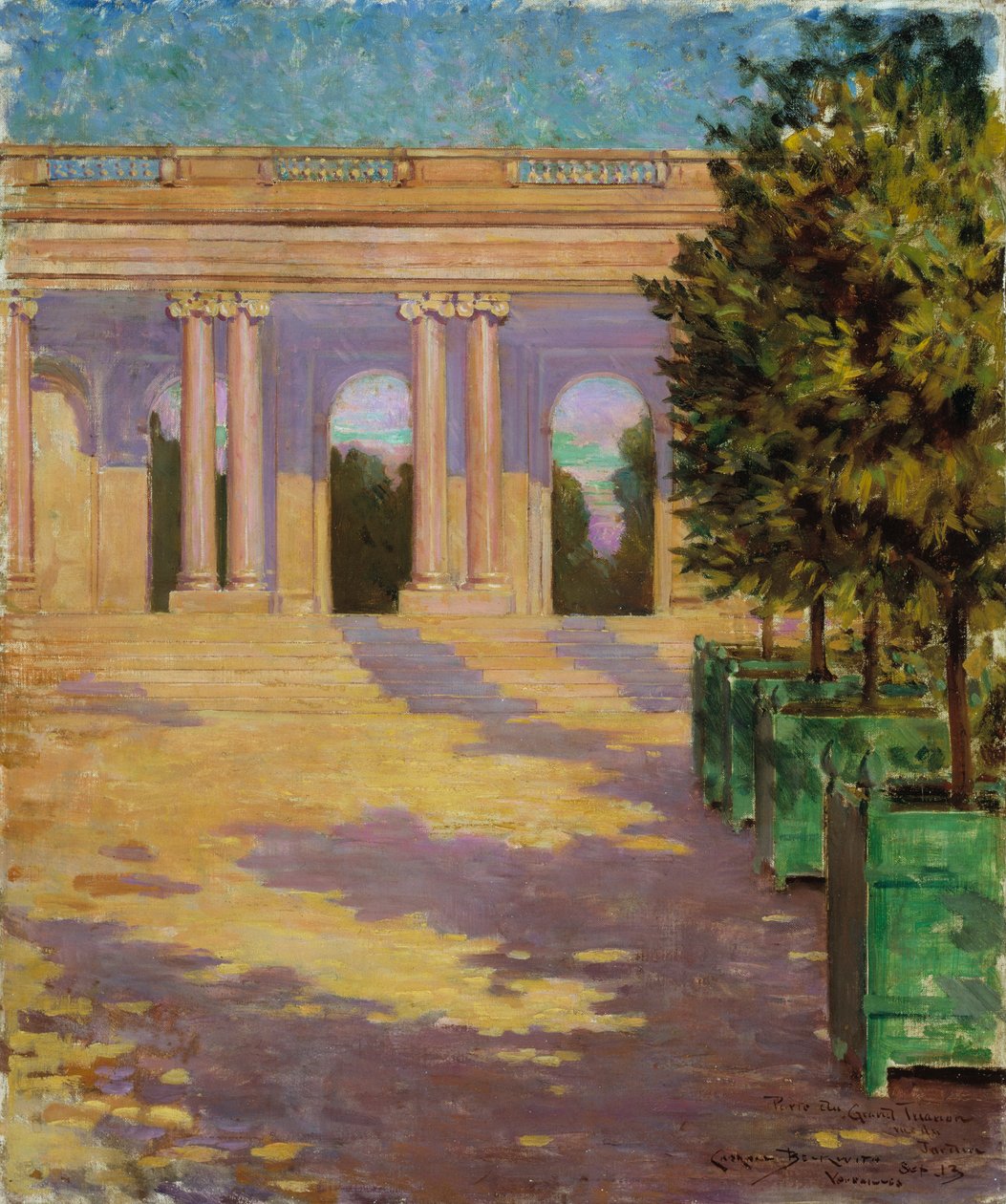 Arcade of the Grand Trianon, Versailles, 1913. av Carroll Beckwith