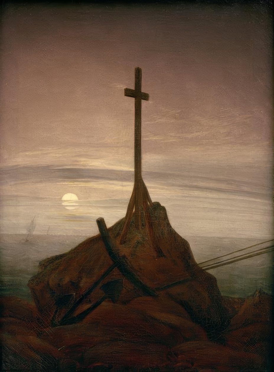 Korset på Östersjön av Caspar David Friedrich