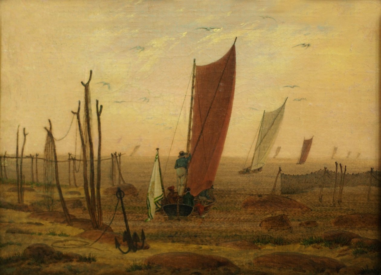 Morgen (Ausfahrt der Boote) av Caspar David Friedrich