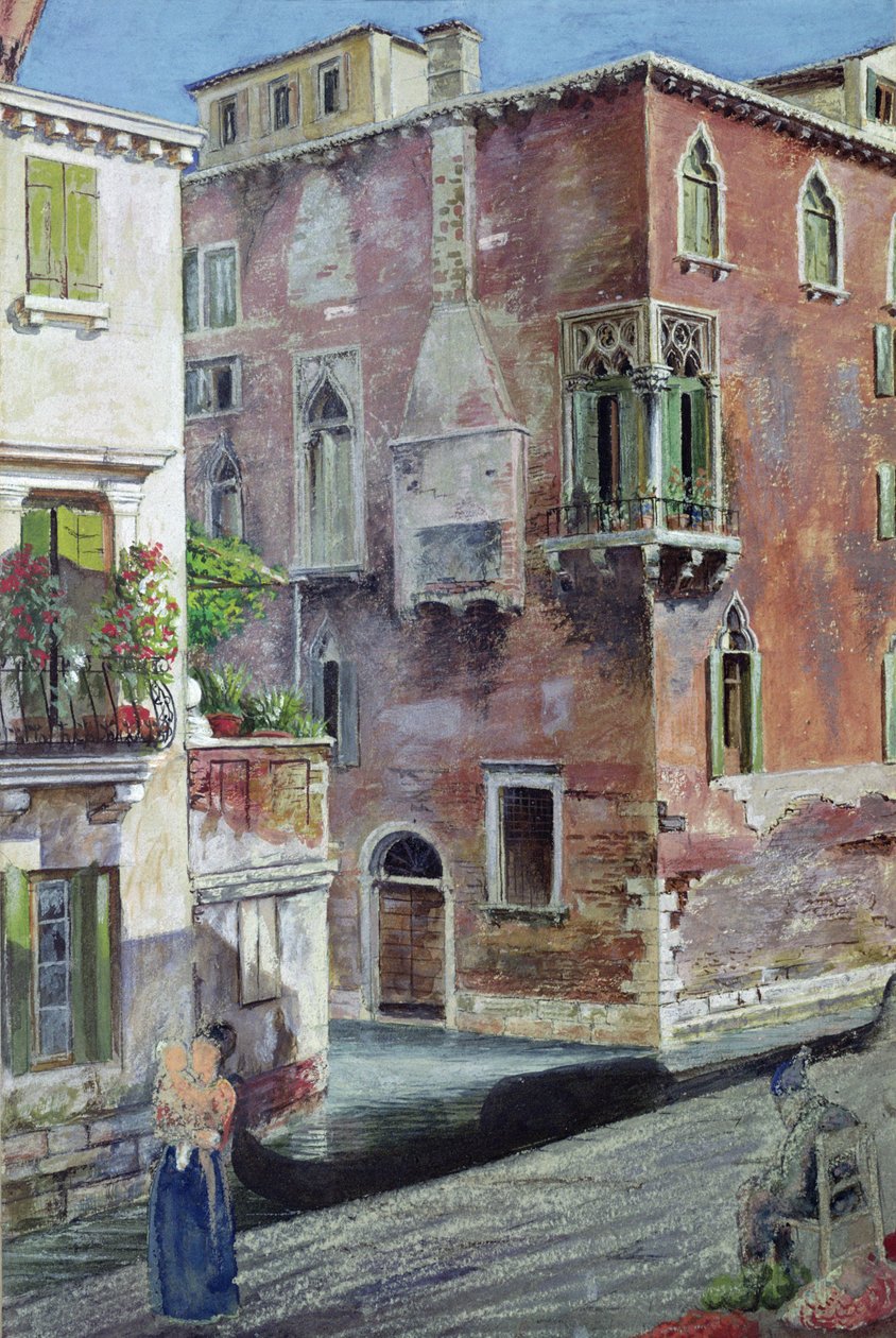 En scen i Venedig av Caspar Purdon Clarke