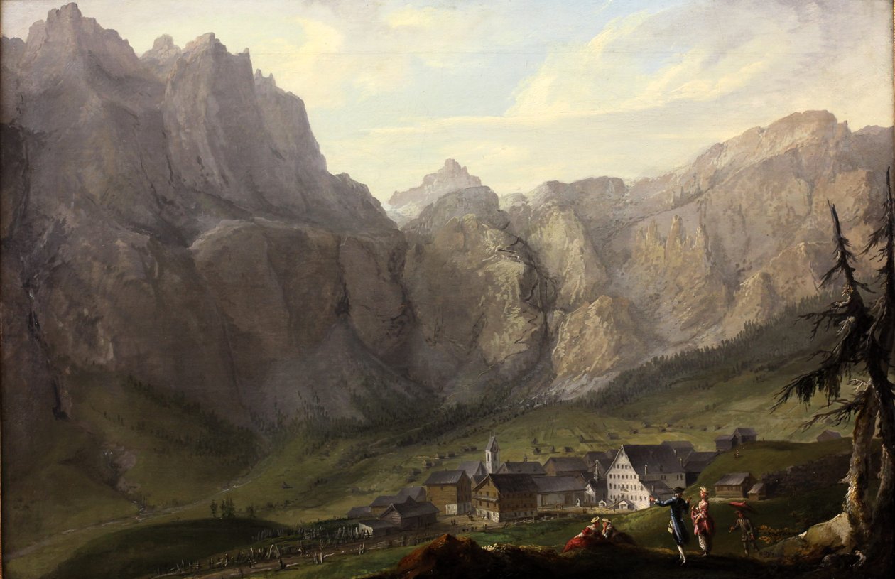 Leukerbad av Caspar Wolf