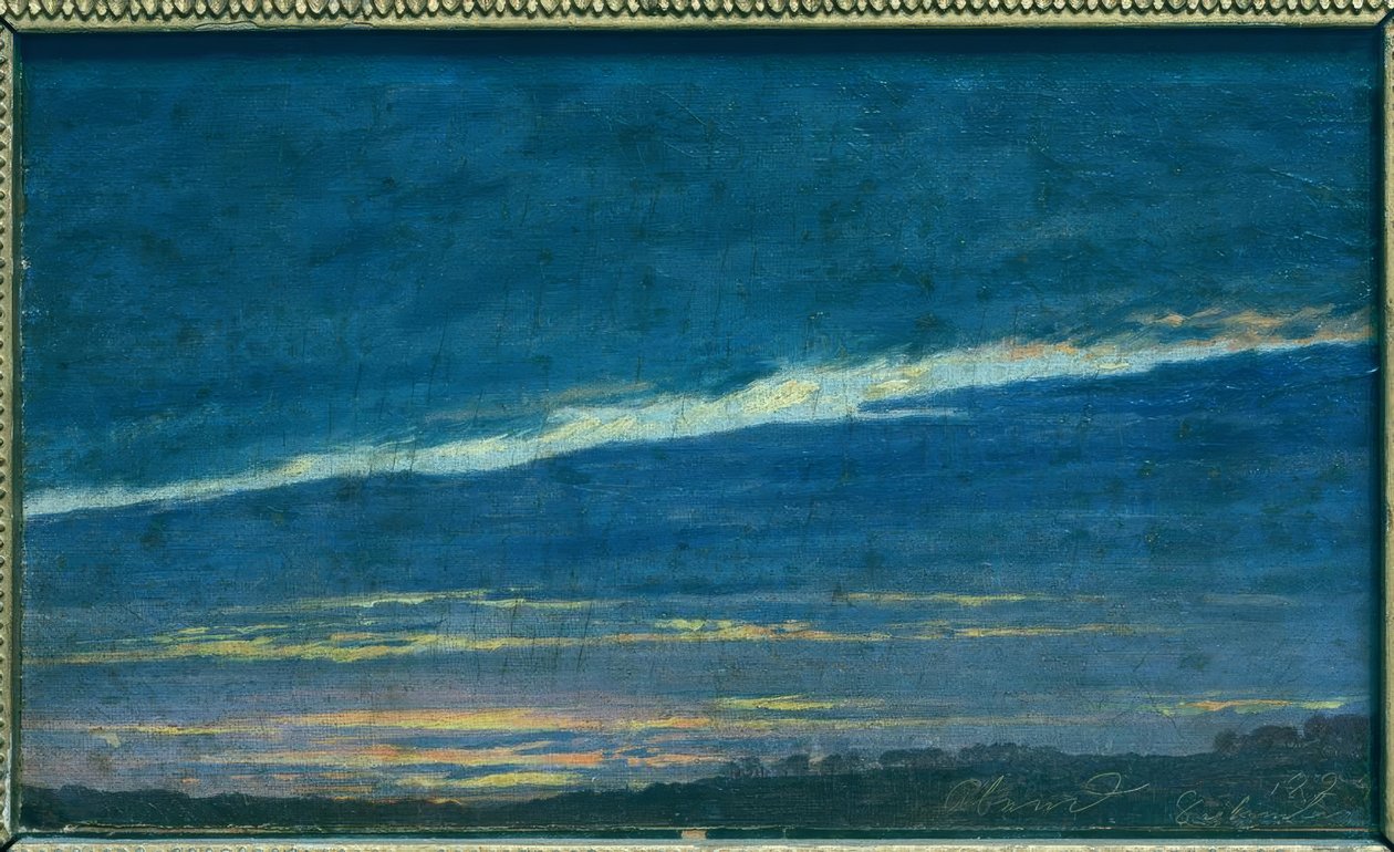 kväll av Caspar David Friedrich