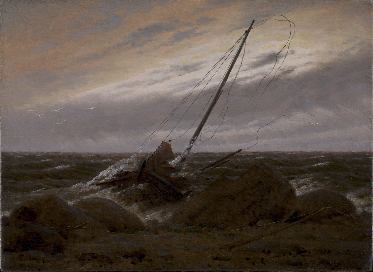 Efter stormen av Caspar David Friedrich