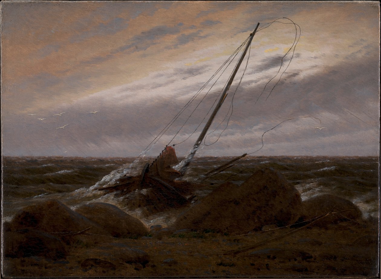 Efter stormen 1817. av Caspar David Friedrich