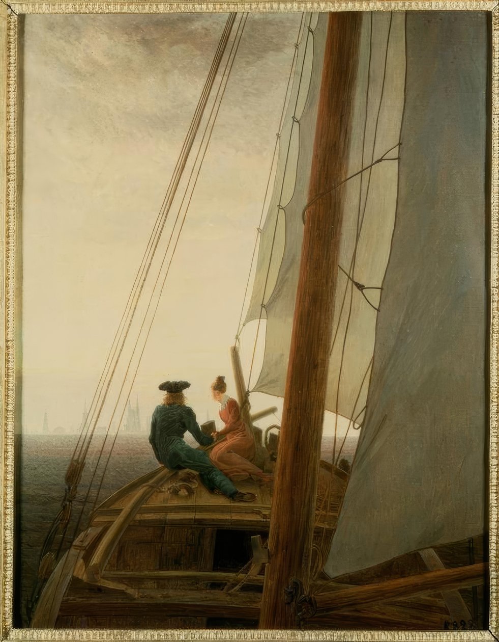 På sjömannen av Caspar David Friedrich