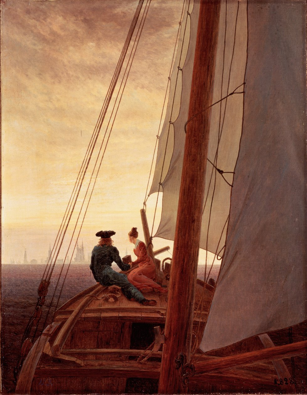 Om sjömannen av Caspar David Friedrich