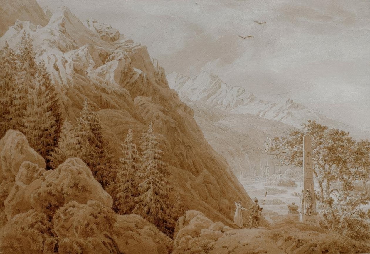 Hösten av Caspar David Friedrich