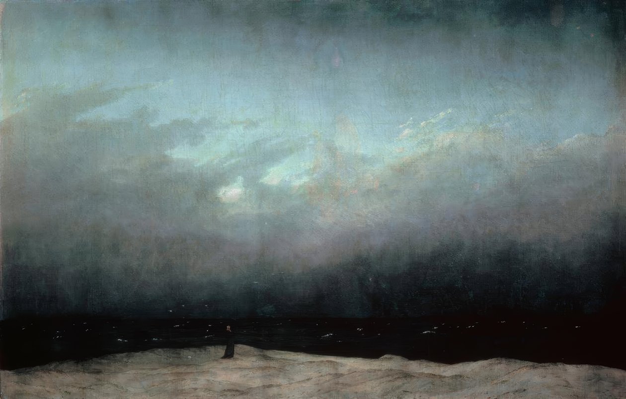 Munken vid havet av Caspar David Friedrich