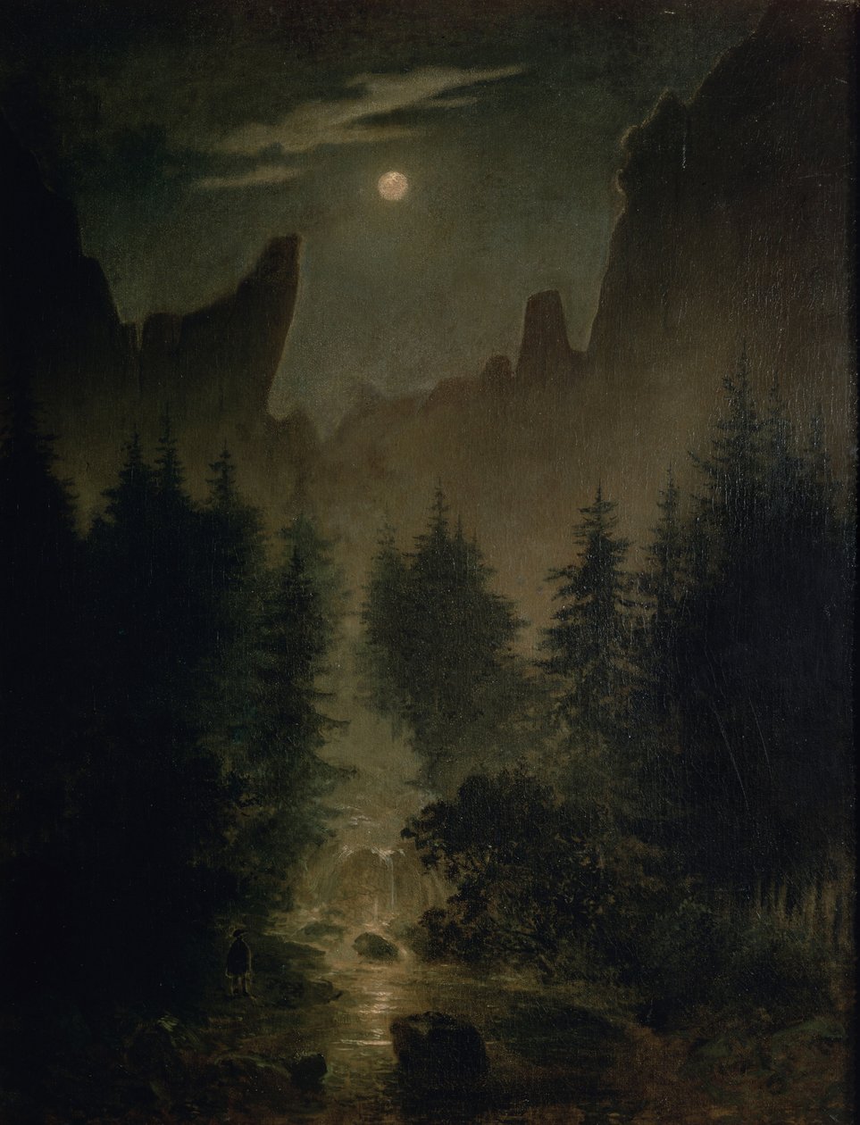 Tyska: Uttewalder Grund av Caspar David Friedrich