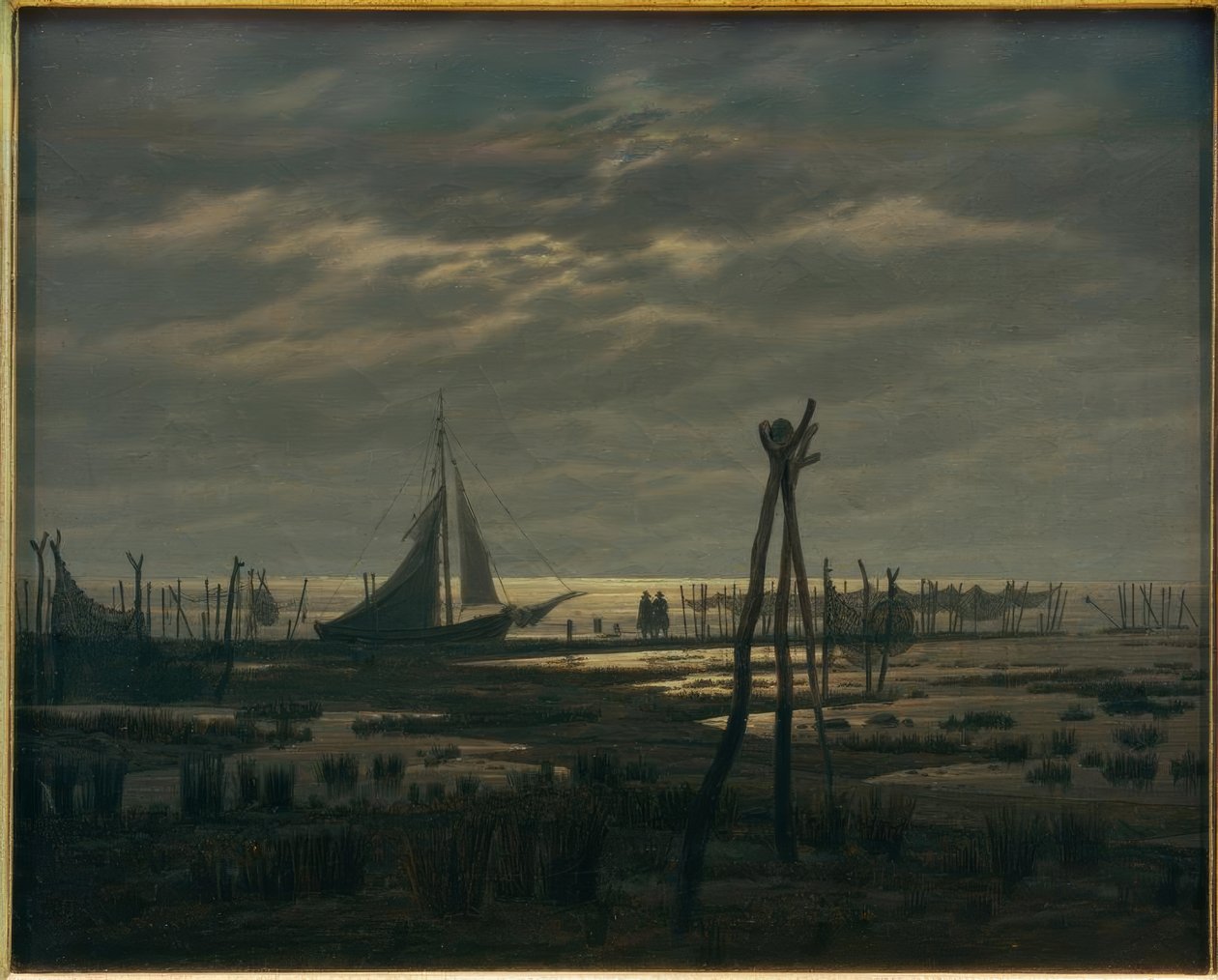 Sumpfiger Strand av Caspar David Friedrich