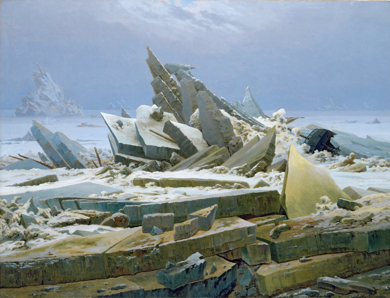 Polarhavet av Caspar David Friedrich