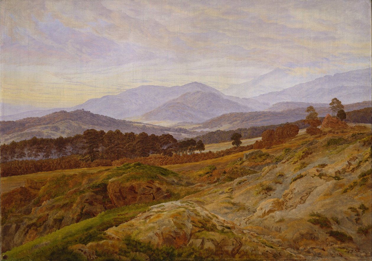 Riesengebirge av Caspar David Friedrich