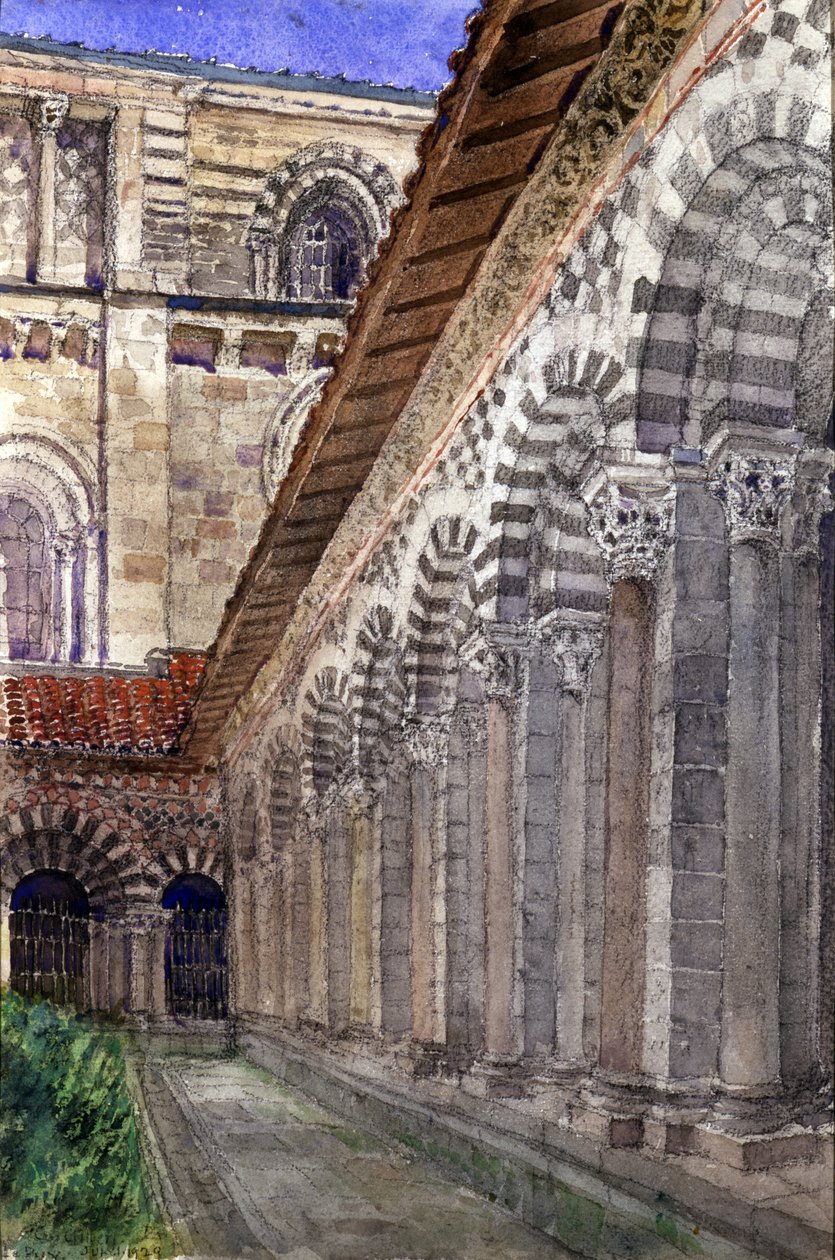 Katedralklostret i Le Puy, 1929. av Cass Gilbert